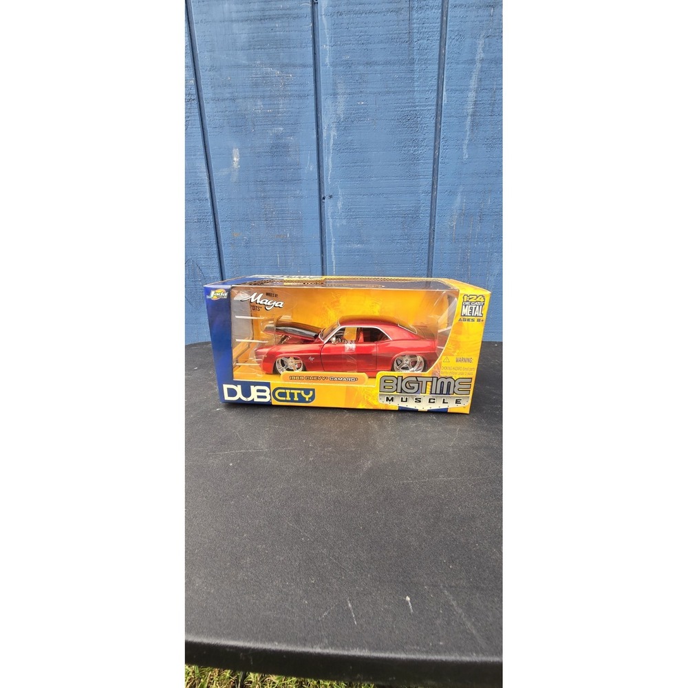 1/24 Jada Dub City Big Time Muscle RED 1969 Chevy Camaro